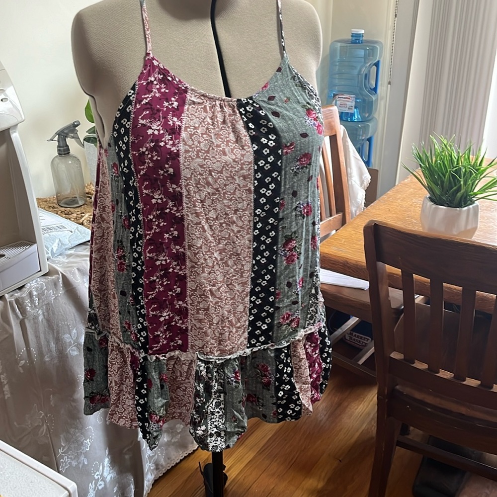 Flowy floral dress